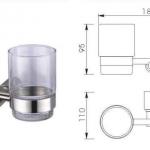 Bathroom Double Cup &amp; Tumbler Holder-8910