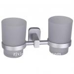 Bathroom Accessories Aluminum Double Glass Tumber Holder-X10057-5