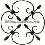 producer ornate wrought iron accessories design for stair railings fence gate solid iron bar-wrought iron accessories