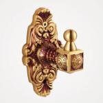Quality Bathroom Brass Finish Single Robe Hook-Baroque Robe Hook