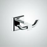 Hot sale square brass double clothes hook 93204B-93204B