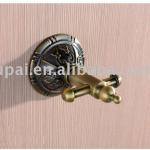 Classic Antique Brass Bathroom Double Robe Hooks (1305)-1305