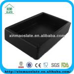 polished smooth surface black soap dish wholesale for hotels-FZH-1210SG1C