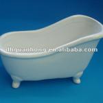 April new arrival Ceramic mini bathtub soap dish-GH2012-X21