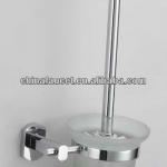 Chromed Wall Mount Bathroom Toilet Brush Holder-QL33097