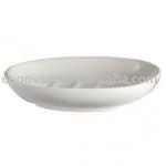 2013white ceramic soap dish-CVL12093