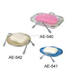 CHRPME WORE COLORED SOAP RACK WITH PLASTIC TRAY FOR BATHROOM-AE-540/AE-541/AE-542
