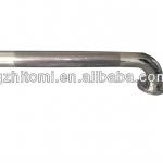 New style bathroom knurled+polished grab bar-HI-1314