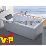 Spa whirlpool bathtub with rectangle