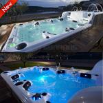 Hot sale Ballboa system and Aristech acrylic Dual zone outdoor massage hot tub for 12 person(SR859)-SR-859