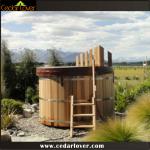 outdoor cedar wooden hot tub-GA-7X4-IHC