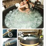 MSpa Inflatable Portable Spa, 6 person Hot Tub, Luxury Exotic B-151-Luxury Exotic B-151