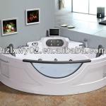 Jet whirlpool bathtub with tv 158*158-LX-250