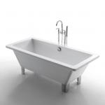 Saltini 1700X750X560 mm Metal Foot Acrylic Bathtub Manufacturer-Saltini