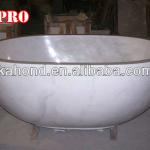 modern design white onyx marble bath tub-BT-07