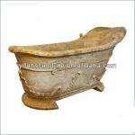 Hand Carved Natural Marble Bathtub