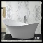 China Factory Oval Solid Surface Bathtubs / Very Small size Freestanding Bathtubs/bathtub with seat-KKR bathtub