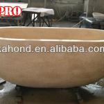 natural beige travertine bathtub-BT-04