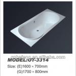 Simple and low price acrylic bathtub square YH2003-OT-3314