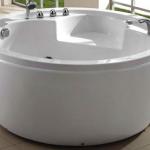 BZ348 whirlpool massage round bathtub-BZ348
