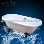 claw feet acrylic bathtub-WTM-02811