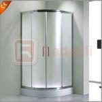Simple complete glass shower enclosure