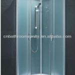 4 sided frosted glass cabin shower