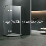 Sliding door fiberglass simple shower enclosure