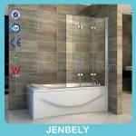 6MM hinge folding Bath Shower Screen-BL-056