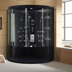 Latest Type Deluxe Acrylic Shower Tub with Needle Massage and Foot Massage Steam Shower Room Sauna Steam Room Y842