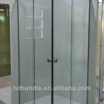 Shower enclosure, stainless steel glass door shower cabin