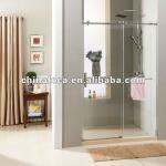 Stainless steel hardware shower door