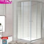 5mm tempered glass,square shower enclosure,zinc alloy wheel and handle-JTB12D