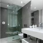 Tempered glass stainless steel sliding shower door-TY297