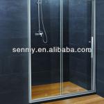 aluminium double shower door