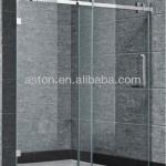 8-10mm safty tempered glass frameless sliding shower door-A977