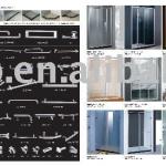 Aluminium shower door-