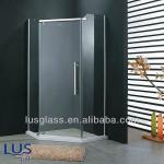 10mm/8mm rectangular sliding shower glass screens-LUSSR-006C