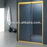 HPKJ02 8MM Tempered Glass Double Sliding Shower Door For Bathroom-HPKJ02