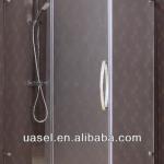 shower enclosure door with stain silver,silver luster-D-1383