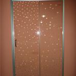 2014 Dreamy glass door with charming pot-RL-GL05