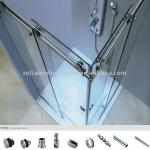 Popular Stainless Steel material Frameless Shower glass Door Hardware-E SERIES