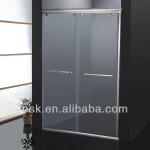 double sliding door tempered glass shower screen-OSK-703