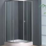 economic shower enclosure with white base-CD-6015