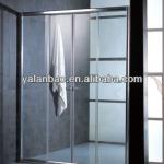 Hot sale Cheap price Simple tempered glass shower door/ portable shower screen G373 with Aluminum frame
