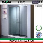 easy-mounted 8mm temper glass shower door-A9106