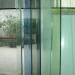 Colored Tempered Shower Door Glass-tempered