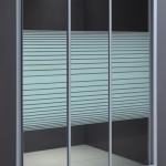 sliding stripped glass shower doors sale