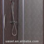 shower enclosure door with stain silver,silver luster-D-3383