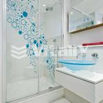 Simple Design Shower Door, Shower Door with Designs-LUX 1100
